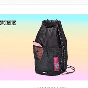 Victoria’s Secret Pink drawstring backpack pink backpack Victoria’s Secret bag